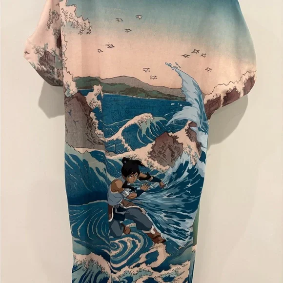 Blackmilk Aang & Korra Midi Dress (Worn Once) Limited - Picture 4 of 6